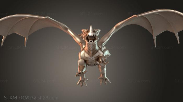 Flying Blue Dragon Wyrm