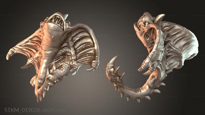 Figurines heroes, monsters and demons (Flying Mutant Killer Demonspawn, STKM_019036) 3D models for cnc