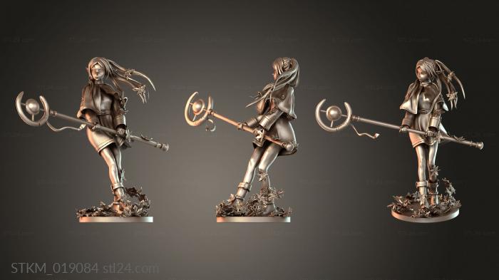 Статуэтки герои, монстры и демоны (Фрирен, STKM_019084) 3D модель для ЧПУ станка