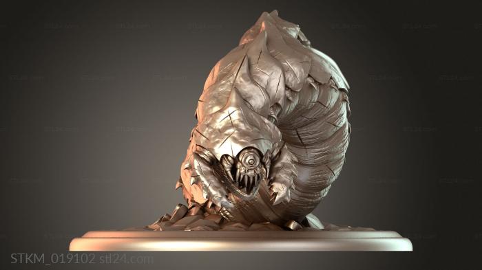 Frost Worm Attacking Form