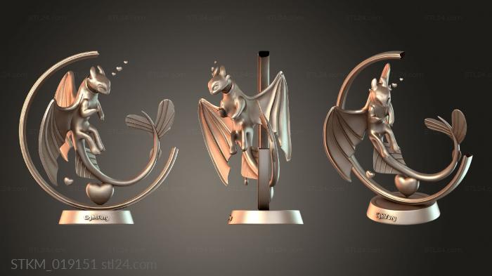 Figurines heroes, monsters and demons (Fury Warrior, STKM_019151) 3D models for cnc