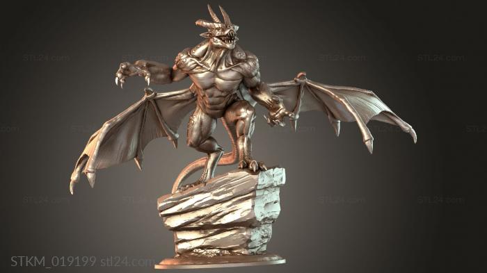 Gargoyles Dragon Fiery