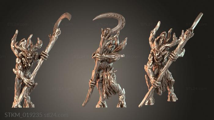 Figurines heroes, monsters and demons (General Tier Sylvan Kin Herder Vengeance Arms, STKM_019235) 3D models for cnc