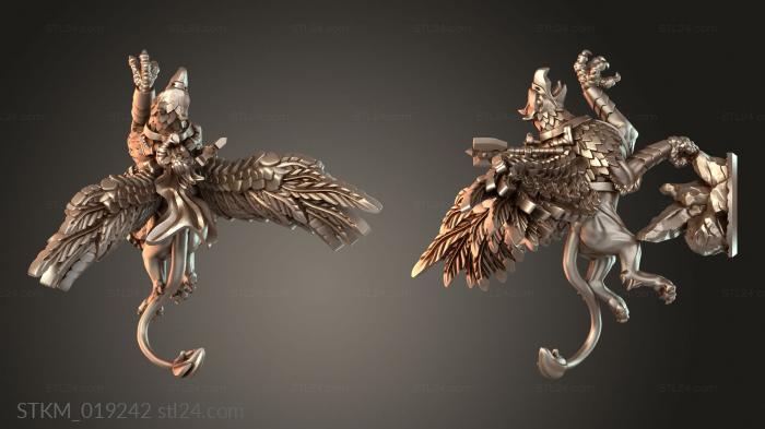 Figurines heroes, monsters and demons (Generals Heroic Rider, STKM_019242) 3D models for cnc