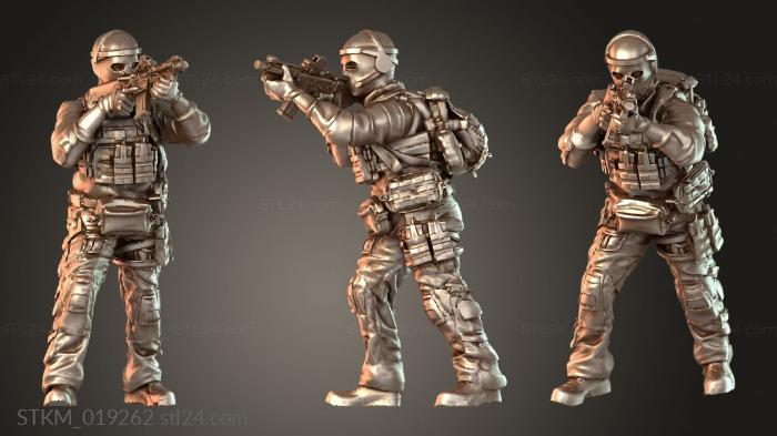 Figurines heroes, monsters and demons (Ghost Dudes Trio, STKM_019262) 3D models for cnc