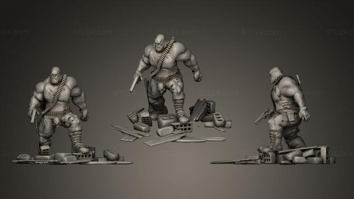 Figurines heroes, monsters and demons (El Cazador de Aventuras, STKM_0193) 3D models for cnc