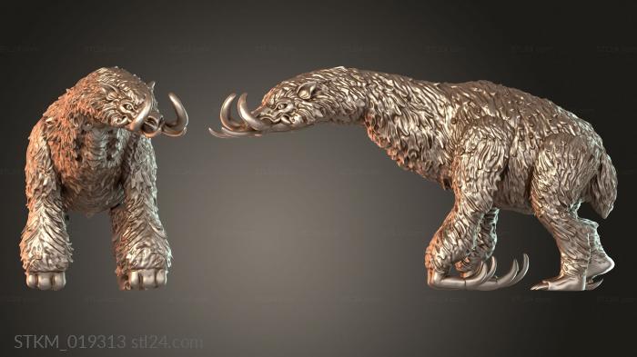 Figurines heroes, monsters and demons (Giant Mount Massive Widee, STKM_019313) 3D models for cnc