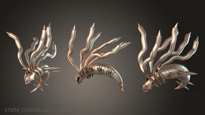 Figurines heroes, monsters and demons (Giratina Shadowed Dragon, STKM_019356) 3D models for cnc