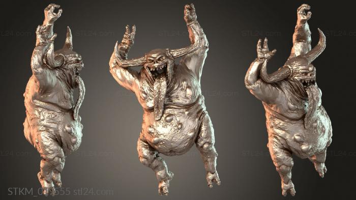 Figurines heroes, monsters and demons (Grand Noble Champion, STKM_019555) 3D models for cnc