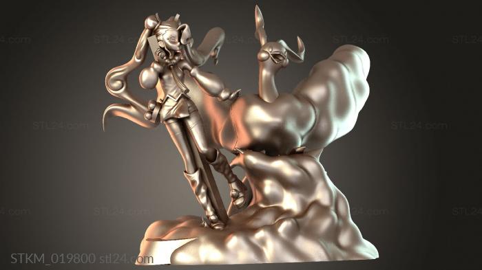 Hatsune Miku Fly Trainer Pokemon statue