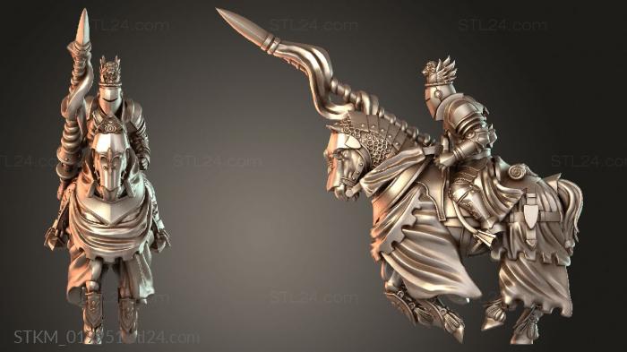 Статуэтки герои, монстры и демоны (Лошадь, STKM_019951) 3D модель для ЧПУ станка