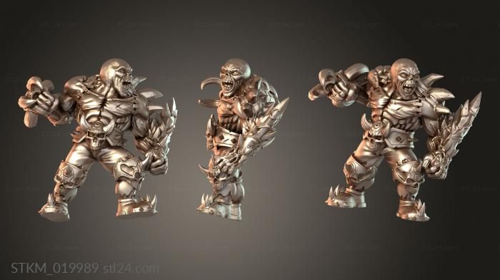 Human and Orc flesh golem ps