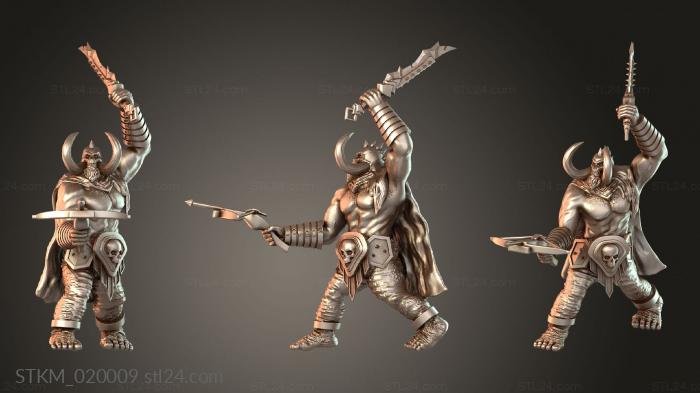 Figurines heroes, monsters and demons (Hunter Devil, STKM_020009) 3D models for cnc