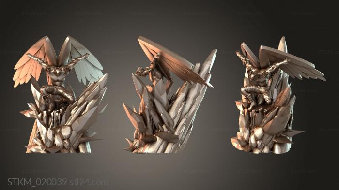 Статуэтки герои, монстры и демоны (Iceman Ultimate, STKM_020039) 3D модель для ЧПУ станка