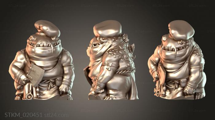 Figurines heroes, monsters and demons (Kuotoachef, STKM_020451) 3D models for cnc
