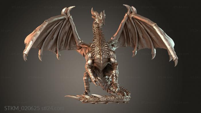 Figurines heroes, monsters and demons (Lost and Found Kurorgor, STKM_020625) 3D models for cnc