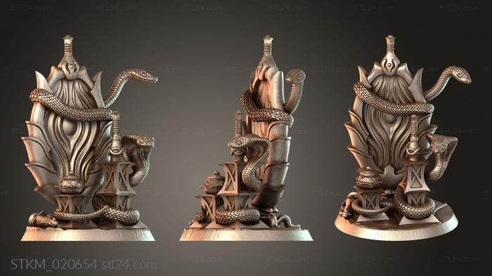 Figurines heroes, monsters and demons (Lust Daemons Ectives, STKM_020654) 3D models for cnc