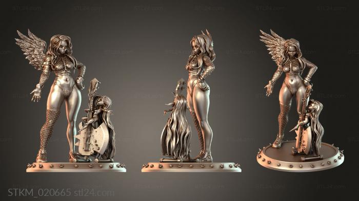Figurines heroes, monsters and demons (Madeline NSFW Angel Wing, STKM_020665) 3D models for cnc