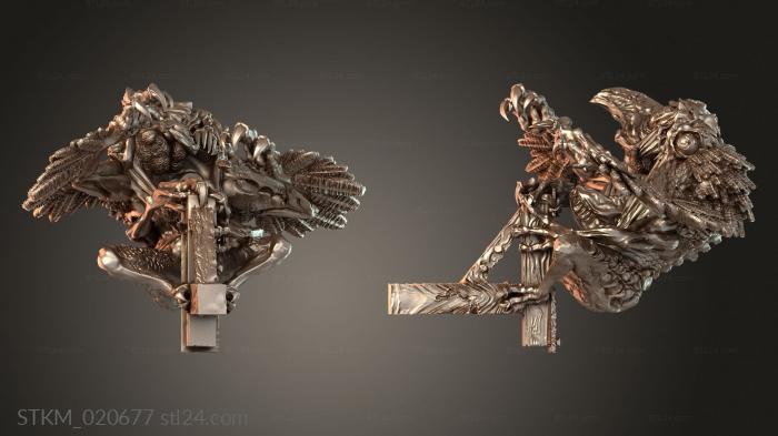Figurines heroes, monsters and demons (Magenta Terrors Birb, STKM_020677) 3D models for cnc