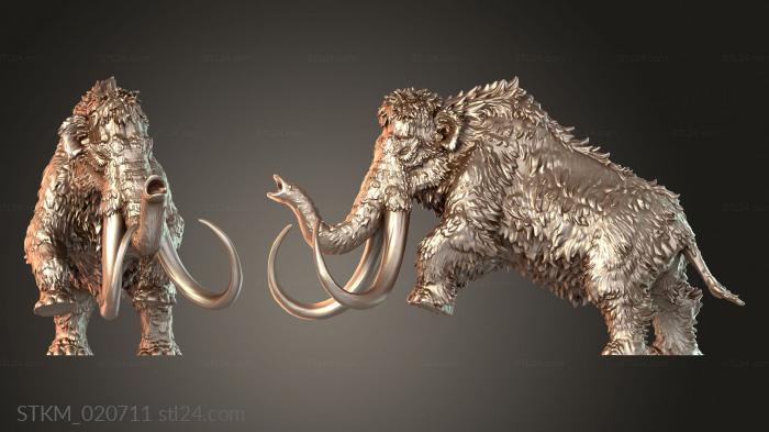 Mammoth Attacking Huge