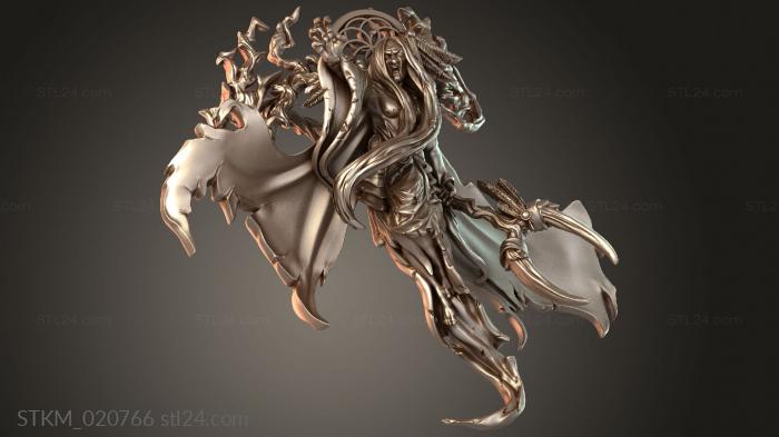 Figurines heroes, monsters and demons (Mar Yaga, STKM_020766) 3D models for cnc