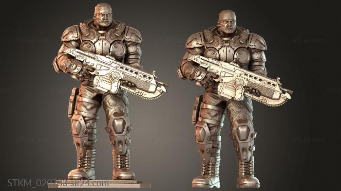 Marcus Fenix Statue