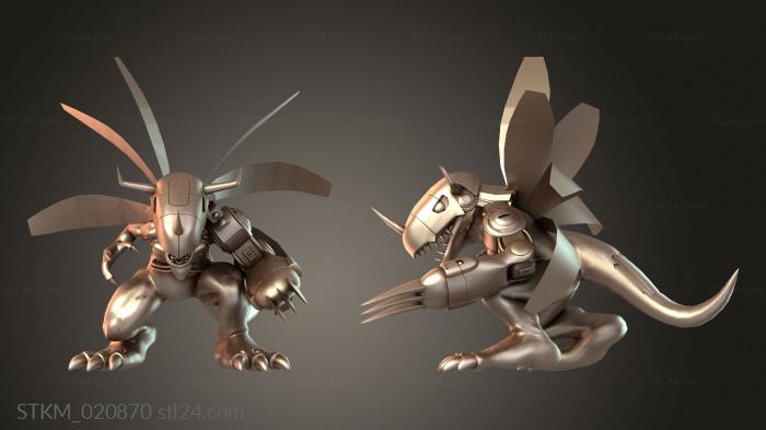 Metalgreymon and Greymon Mgreymon