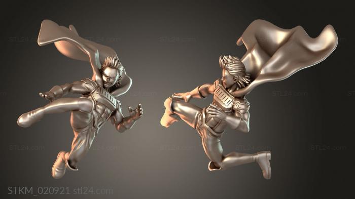 Figurines heroes, monsters and demons (Mirio, STKM_020921) 3D models for cnc
