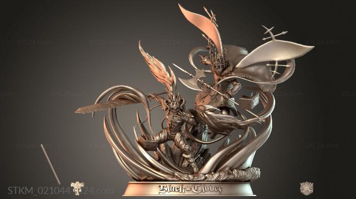 Multiple Figure Asta Yuno