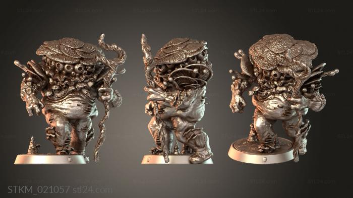 Figurines heroes, monsters and demons (Myconid, STKM_021057) 3D models for cnc