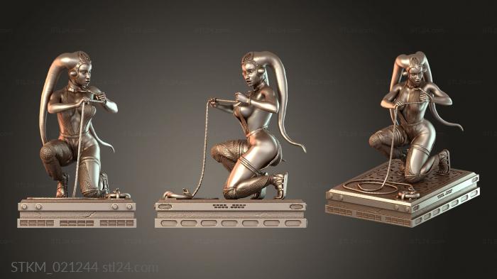 Статуэтки герои, монстры и демоны (Ула Крадущийся, STKM_021244) 3D модель для ЧПУ станка