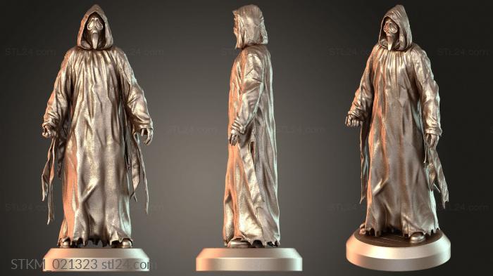 Статуэтки герои, монстры и демоны (Панарелло Хэллоуин, STKM_021323) 3D модель для ЧПУ станка