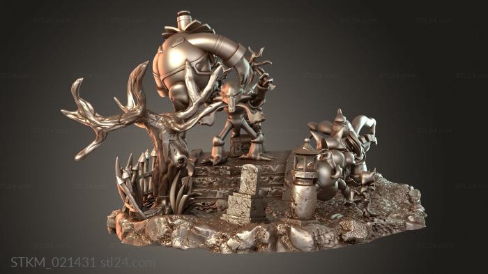 Pokemon Battle Diorama Ghost vs Psychic