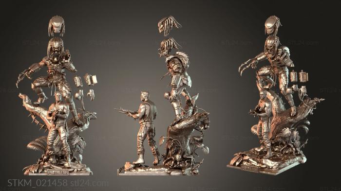 Predator and Dutch Diorama Variant