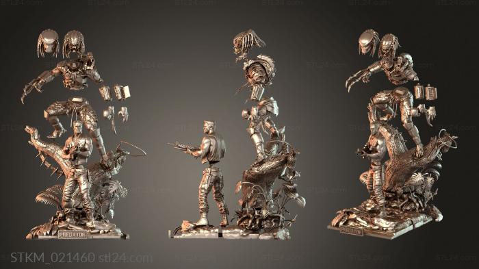 Predator and Dutch Diorama
