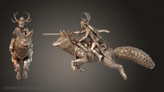 Queen on Fox Alternate Leader Foxqueenriderandfox