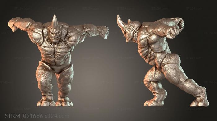 Rhino from Spiderman Statue