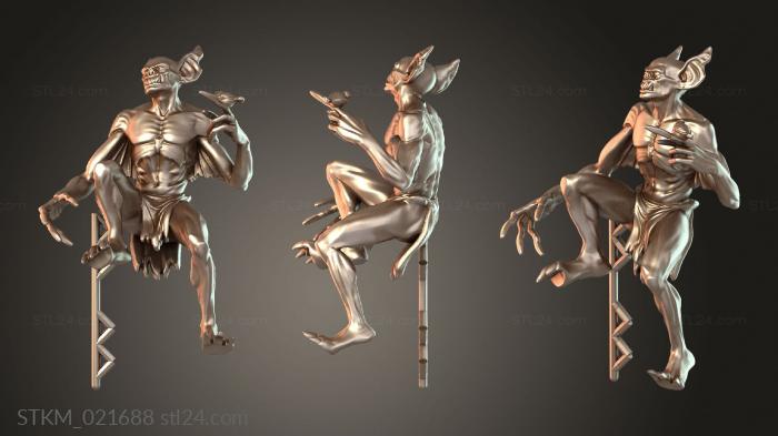 Figurines heroes, monsters and demons (Ripper, STKM_021688) 3D models for cnc