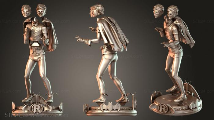 Figurines heroes, monsters and demons (Robin Burt Ward, STKM_021700) 3D models for cnc