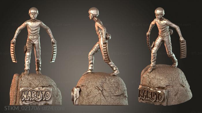 Figurines heroes, monsters and demons (Rock Lee Bag, STKM_021706) 3D models for cnc