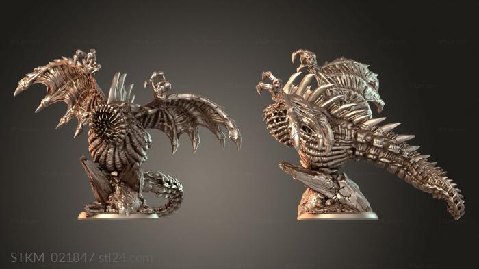 Figurines heroes, monsters and demons (Screecher, STKM_021847) 3D models for cnc