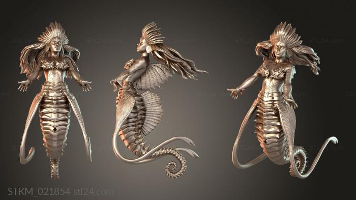 Seahorse Mermaid Anchor