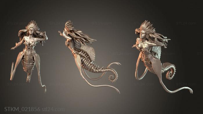 Seahorse Mermaid Swimming