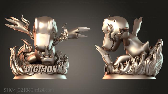 Sekai Agumon Statue