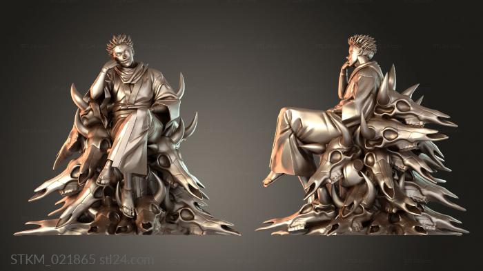 Figurines heroes, monsters and demons (Sekai Sukuna and Bust, STKM_021865) 3D models for cnc