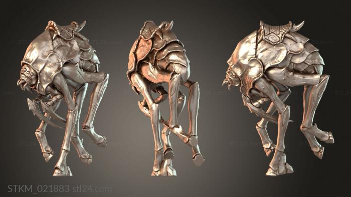 Figurines heroes, monsters and demons (Set Duneleaper Zeek Saddle, STKM_021883) 3D models for cnc