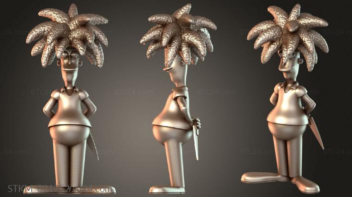 Sideshow Bob Colored Brown