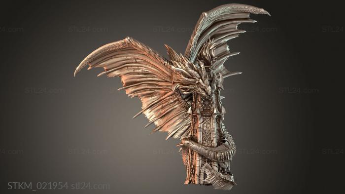 Figurines heroes, monsters and demons (Siege Nirloom Fyroth Tower, STKM_021954) 3D models for cnc