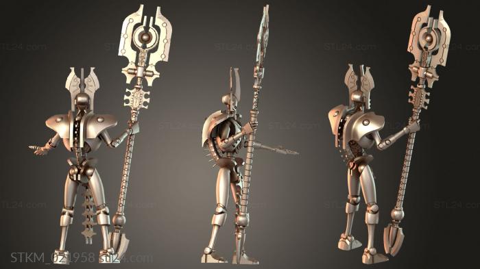 Figurines heroes, monsters and demons (Silent King, STKM_021958) 3D models for cnc