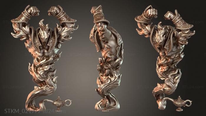 Figurines heroes, monsters and demons (Sixx Companion, STKM_021977) 3D models for cnc